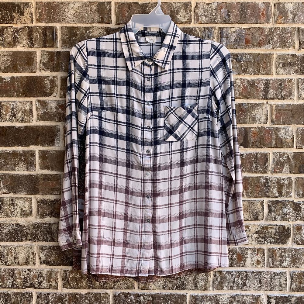 Hyku Women's Button Up Long Sleeves Top Blouse